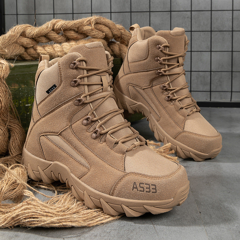 Herren Tactical-Boots Robust mit Knöchelschutz Rutschfest