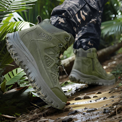 Herren Outdoor-Stiefel Hoch Knöchel Rutschfest Wasserfest