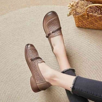 Damen Ballerinas Bequem Flach Schuhe Modern