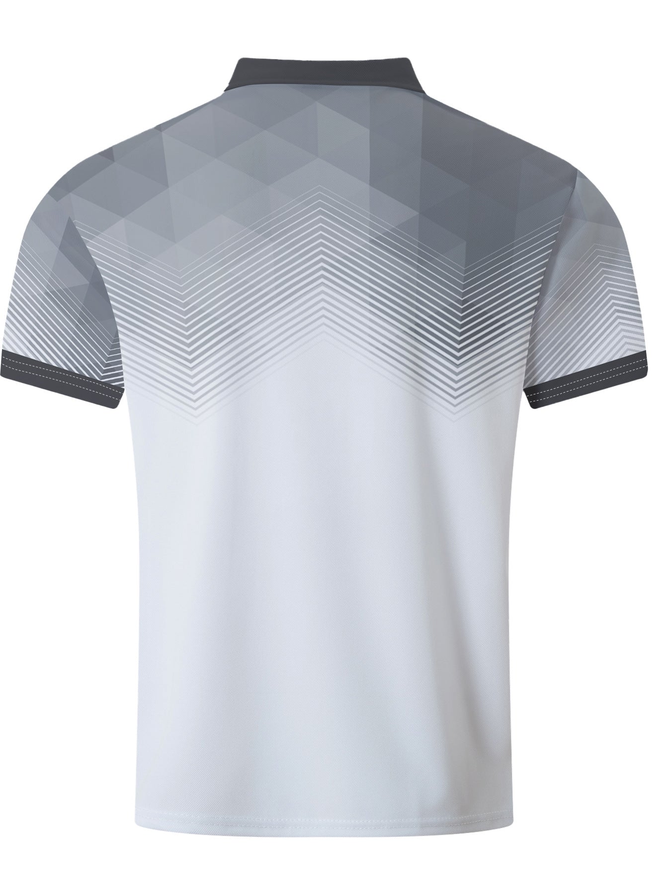 Herren Poloshirt Modern Geometrisch Muster Berlin Style
