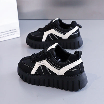 Damen Sneaker Chunky Bequem Sportschuh Weite Sohle