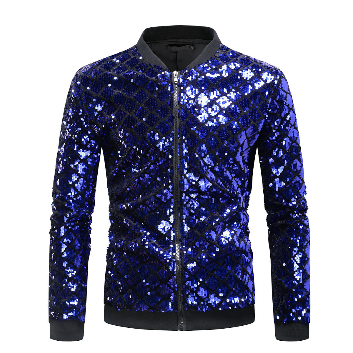 Herren Steppjacke Glitzernd Elegant Winter - BerlinGlamour