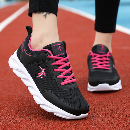 Damen Sportsneaker Leicht Atmungsaktiv Laufschuhe