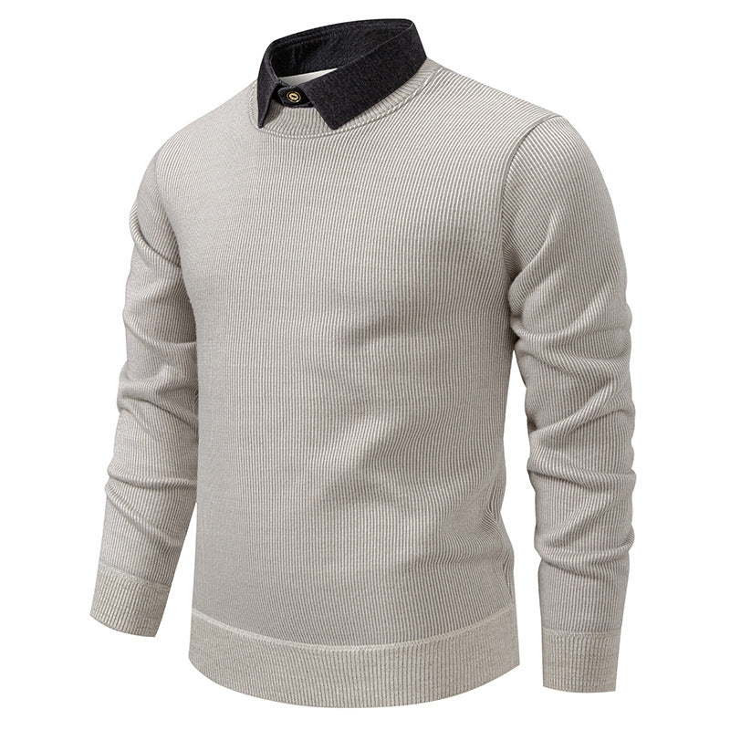Herren Pullover Modern Kragen Hochwertig
