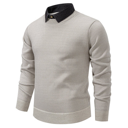 Herren Pullover Modern Kragen Hochwertig