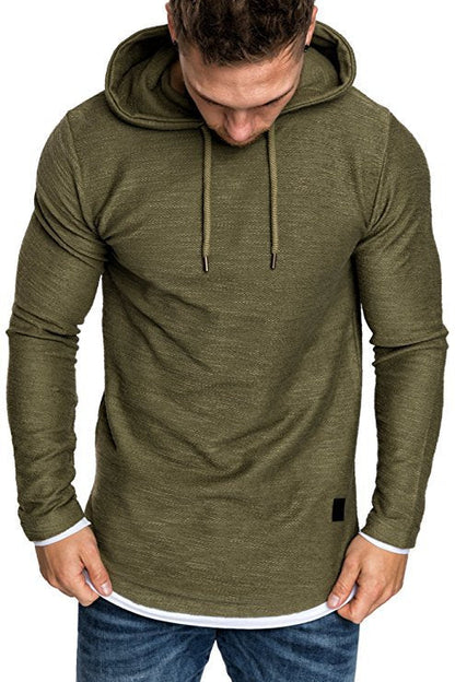 Herren Kapuzenpullover Langarm Sportlich Moderne Struktur
