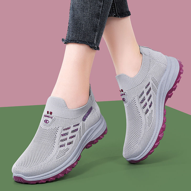 Damen Sneaker Sportlich Leicht Mesh Obermaterial - BerlinGlamour