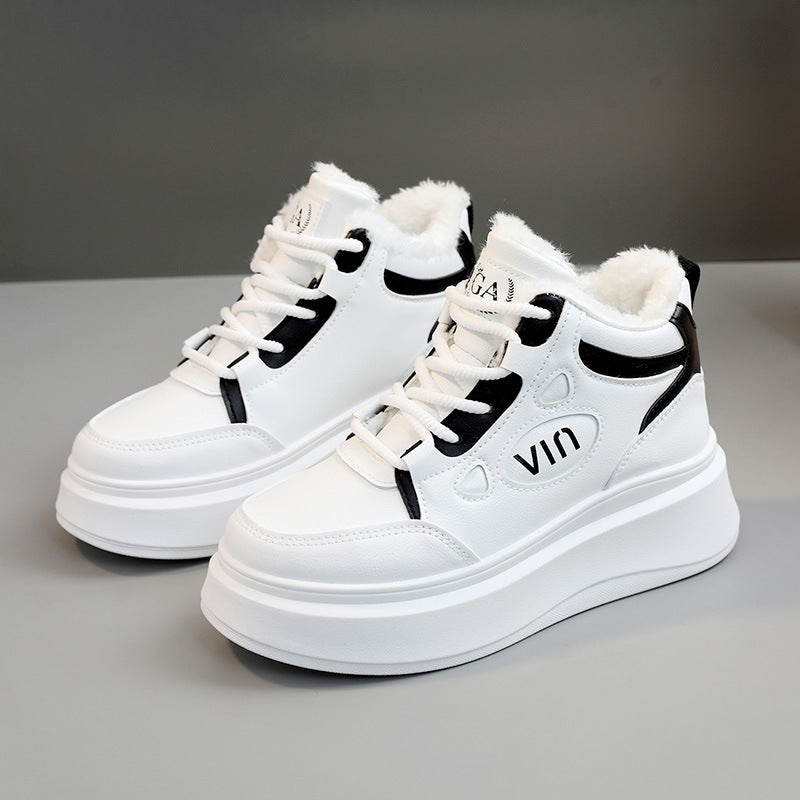 Damen Sneaker High-Top mit Weichem Innenfutter Robust
