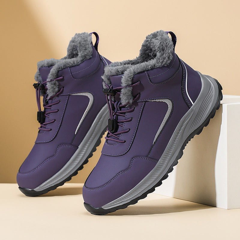 Warme Damen Winterstiefel Wasserdicht Isoliert