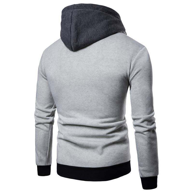 Herren Kapuzenjacke Modern mit Reißverschluss Wasserabweisend