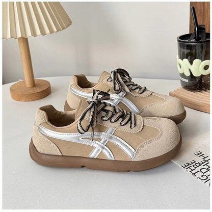 Damen Sneakers Sportlich Mode Schuhe