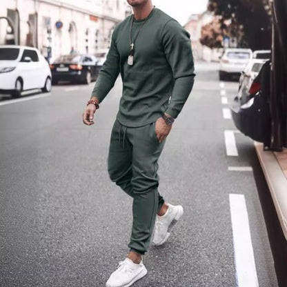 Herren Lounge-Anzug Sportlich Bequem Flexibler Bund