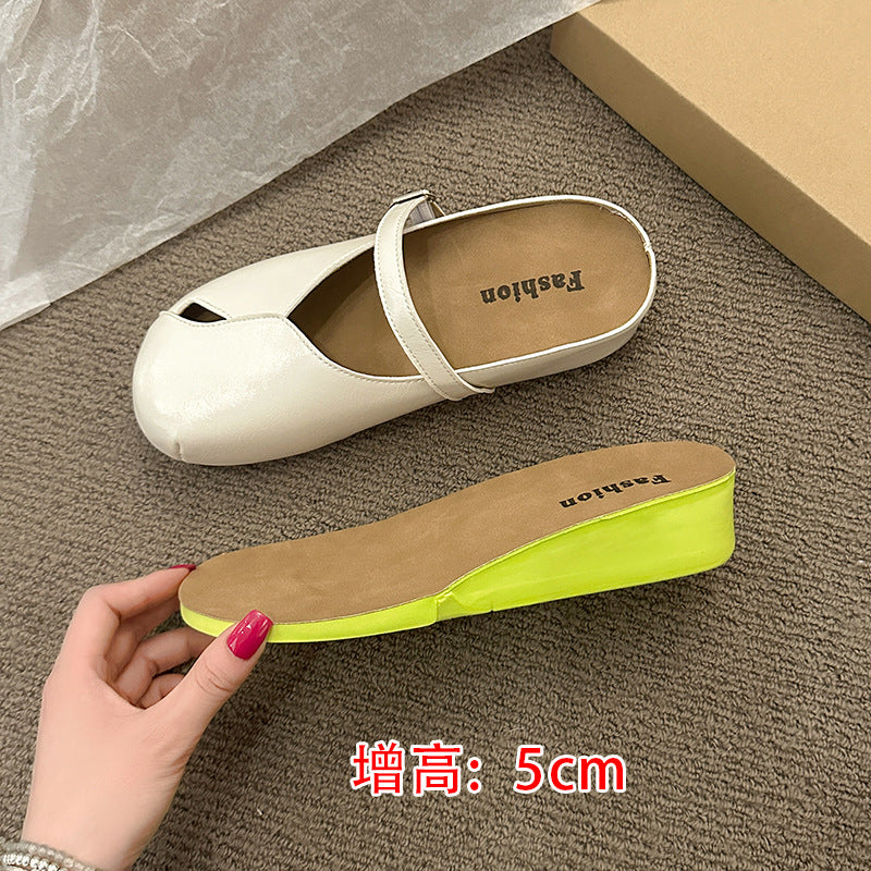 Damen Clogs Bequem Verstellbarer Riemen Breiter Zeh - BerlinGlamour