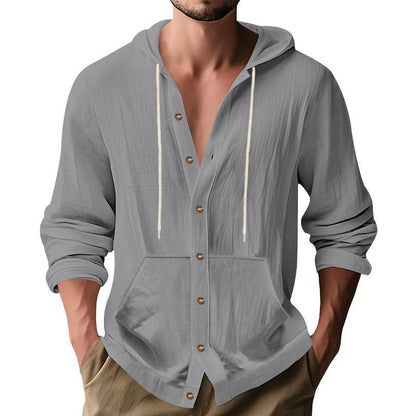 Herren Kapuzenshirt Lässig Mit Taschen Modern