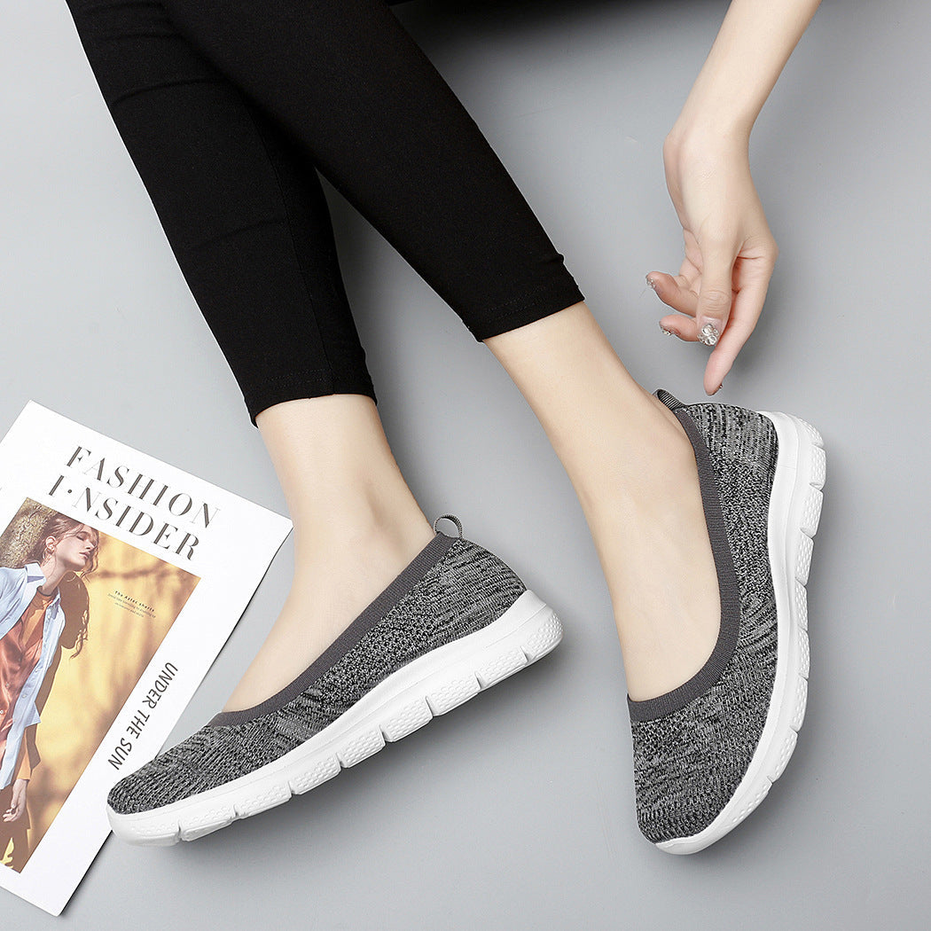 Bequeme Damen Strick-Slippers Warm für Alltag