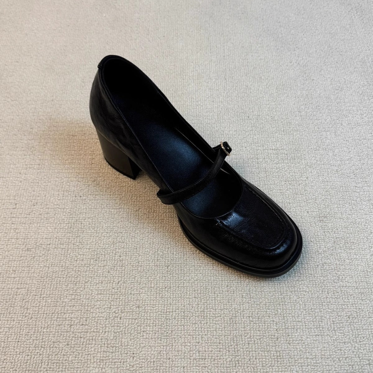 Damen Ballerinas Elegante Riemenverschluss Modisch Schuhe