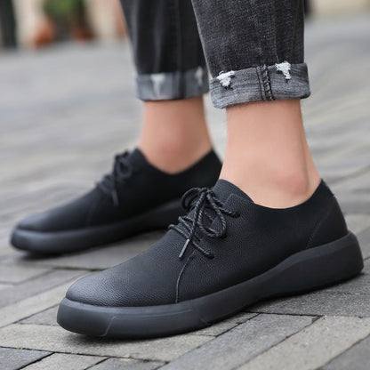 Damen Lederschuhe Bequem Modern Schwarz