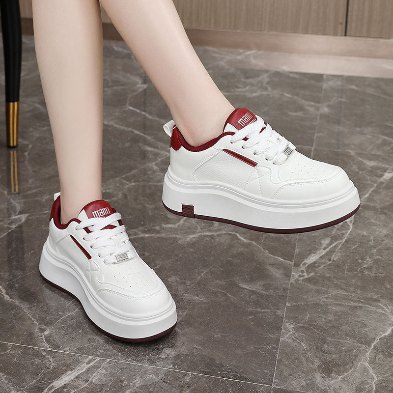 Damen Sneaker Komfort Plateau Schuhe Modern