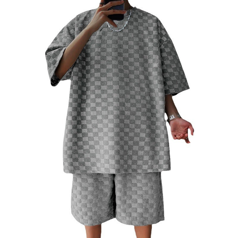 Sommer Set aus Baumwolle Leicht Freizeit Outfit Unisex