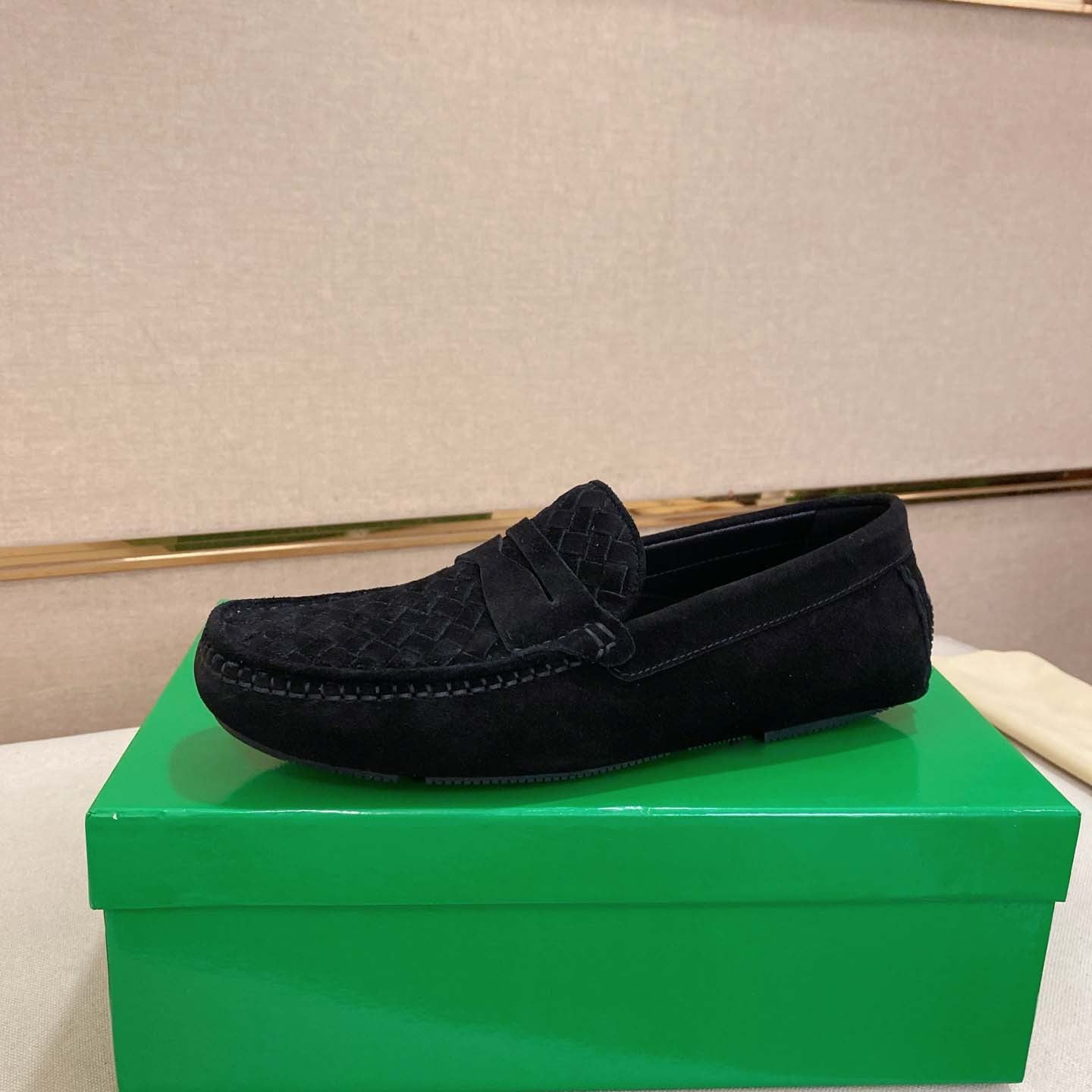 Damen Mokassin Geflochtene Schuhe Bequem Sommer