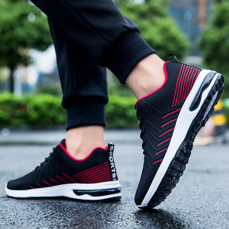 Damen Sneaker Sportlich Atmungsaktiv Luftpolster Schuhe