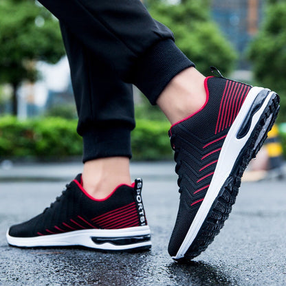 Damen Sneaker Sportlich Atmungsaktiv Luftpolster Schuhe