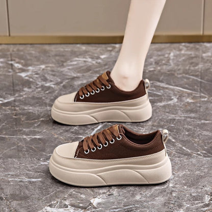 Damen Sneaker Hoch Plateau Chunky Bequem Modisch