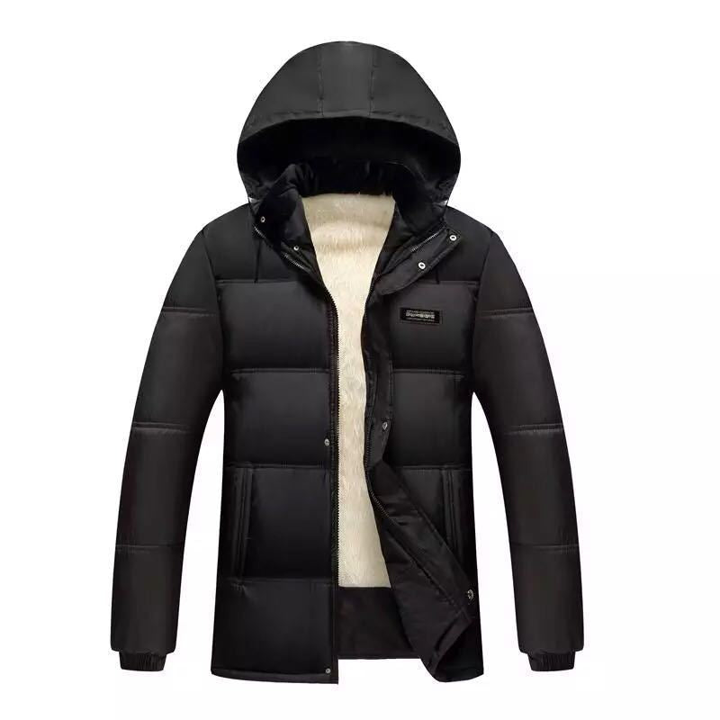 Herren Winterjacke Gesteppt Isoliert Wasserabweisend