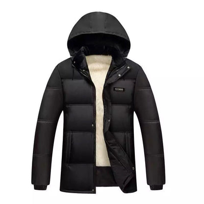 Herren Winterjacke Gesteppt Isoliert Wasserabweisend