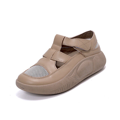 Damen Sportschuhe atmungsaktiv mit Klettverschluss und Weichem Obermaterial