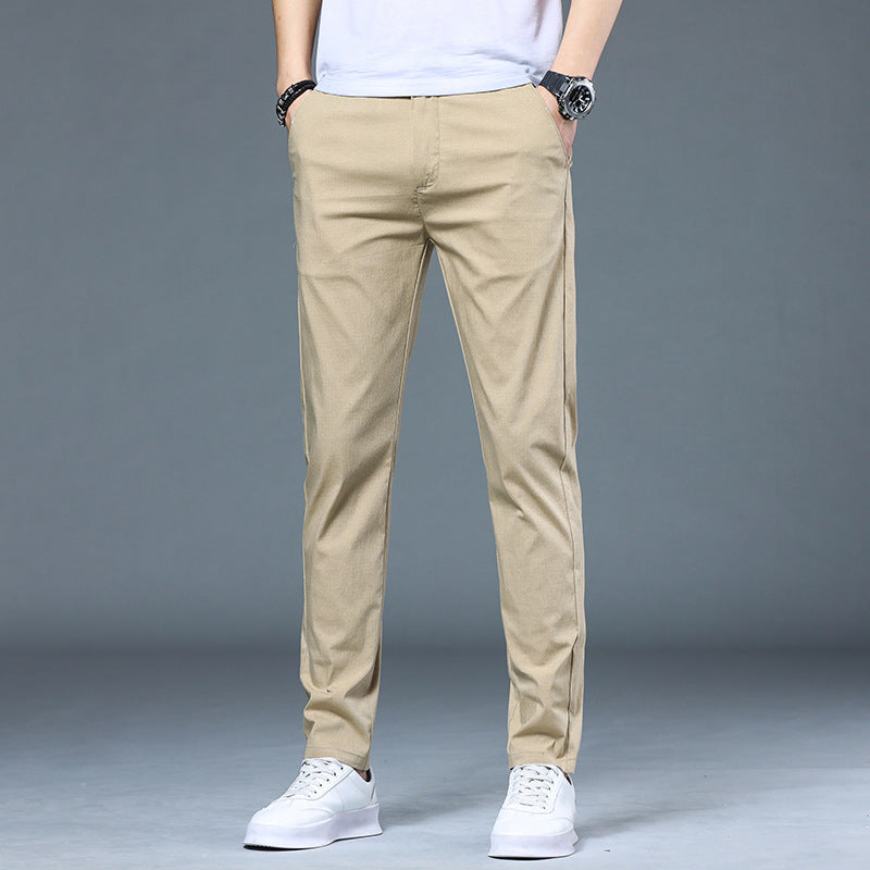 Bequeme Herren Chino Hosen Stretchbaumwolle Elegant