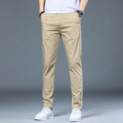 Bequeme Herren Chino Hosen Stretchbaumwolle Elegant