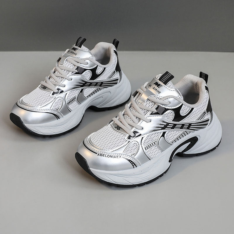 Damen Sneaker Sportlich Luftdurchlässig Mit Dämpfung