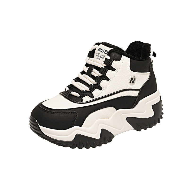 Damen Sneaker High-Top Sportlich Dämpfend Komfort
