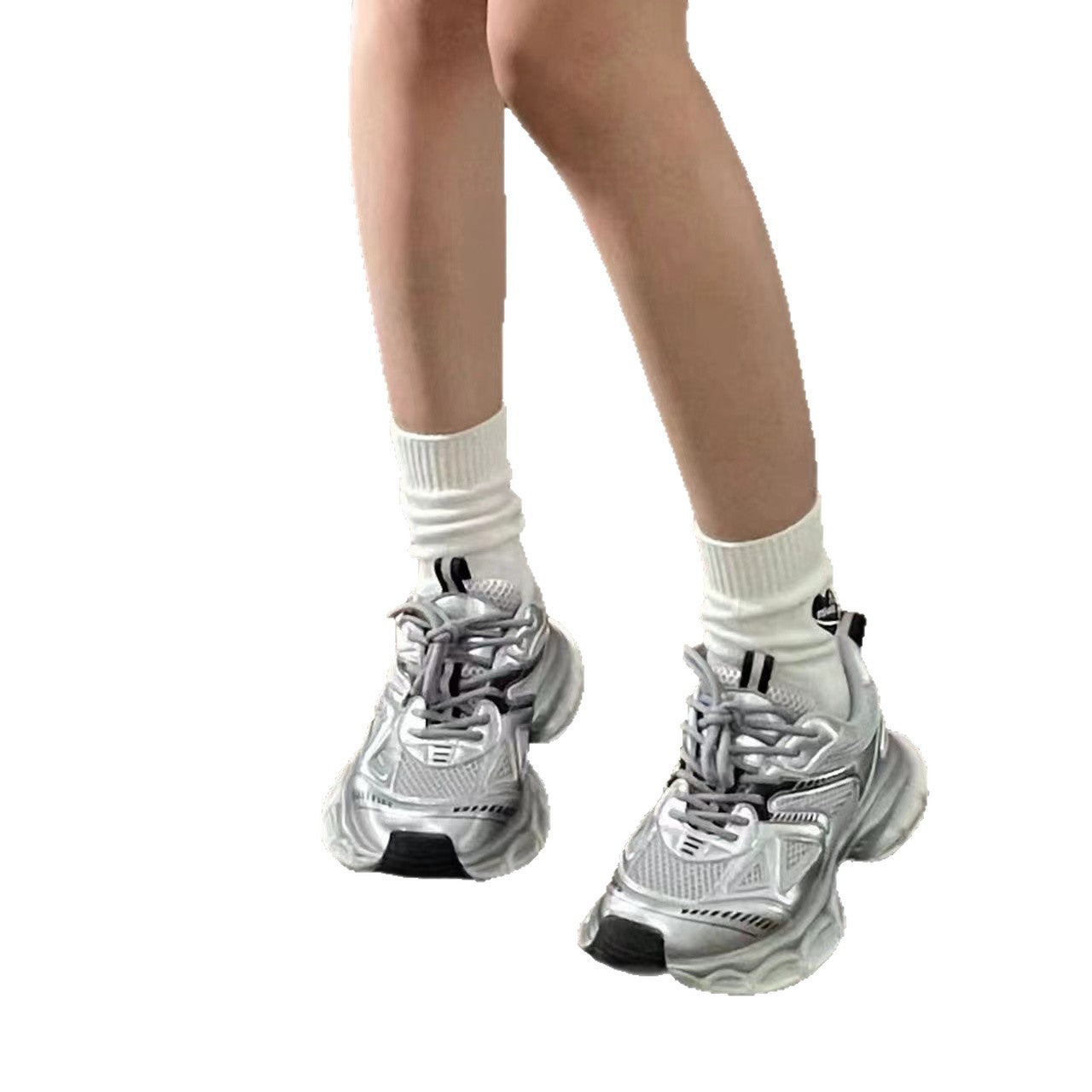 Damen Laufschuhe Sportlich Atmungsaktiv Mesh Leicht