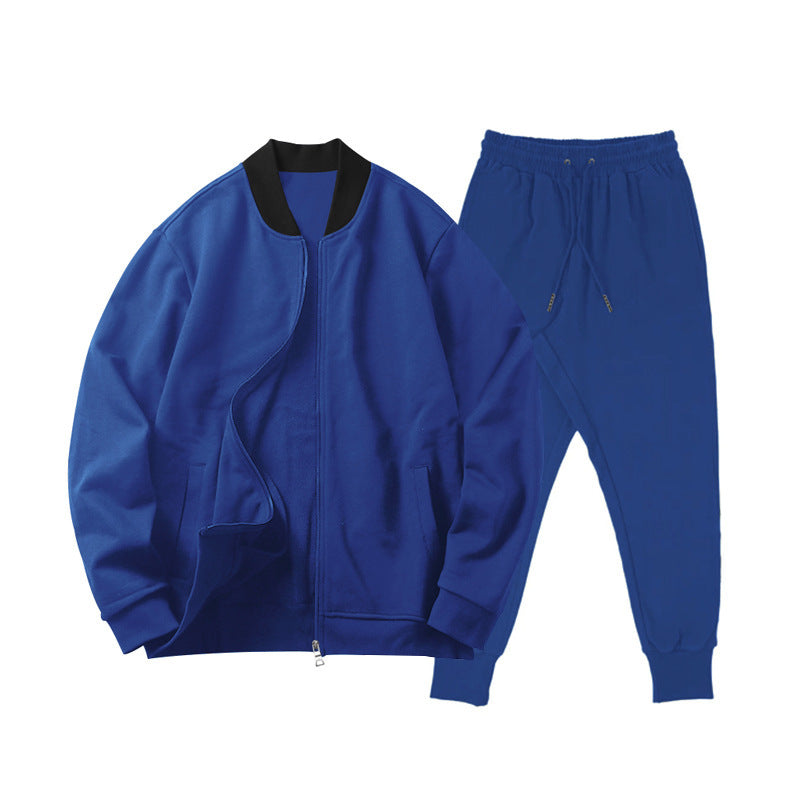 Herren Freizeit-Set Sportlich mit Kapuze Weich Fleece