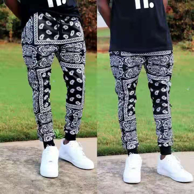 Herren Jogginghose Mit Muster Trendig Modern