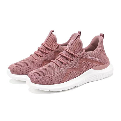Damen Sneaker Atmungsaktiv Mesh Leicht Laufschuhe