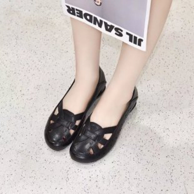 Damen Halbschuhe Elegante Cut-Outs Komfort Damenschuhe