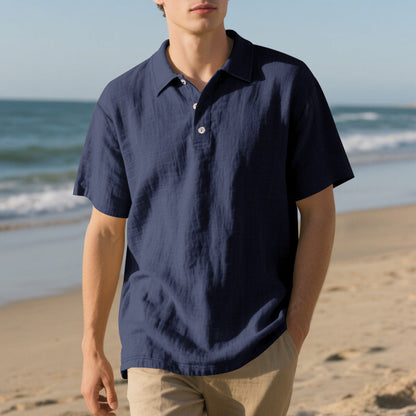 Herren Poloshirt Kurzarm Baumwolle Klassisch Modern