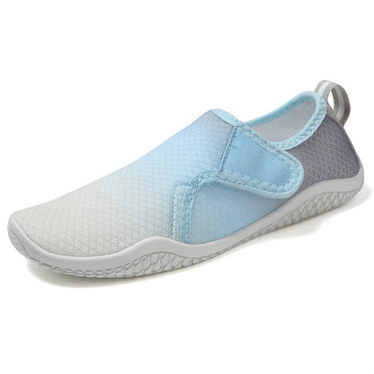 Damen Badeschuhe Flexibel Elastisch Schlupfdesign