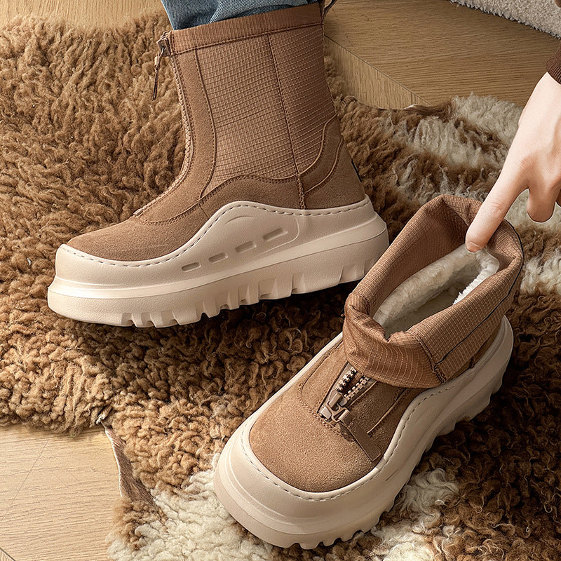Damen Winterstiefel Warm Fütterung Rutschfest - BerlinGlamour