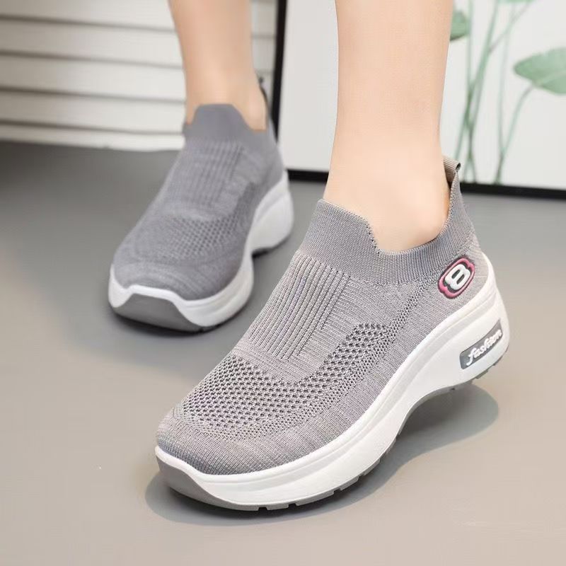Damen Sneaker Komfort Atmungsaktiv Weich