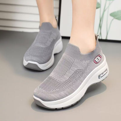 Damen Sneaker Komfort Atmungsaktiv Weich