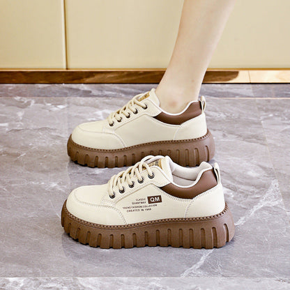 Damen Sneaker Plattformschuhe Modisch Hoch mit Dämpfung