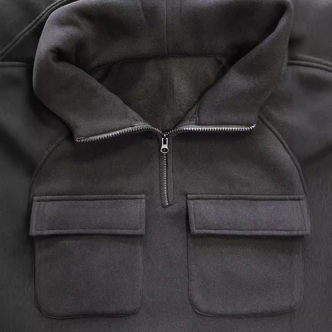 Herren Outdoor-Pullover Warm Isoliert mit Taschen