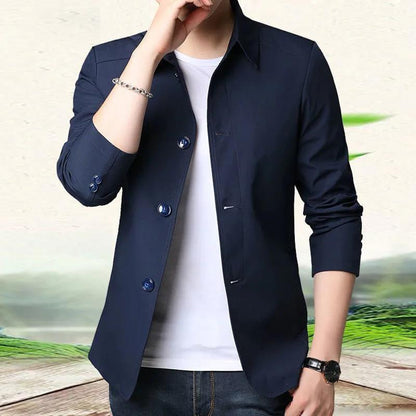Herren Freizeitjacke Modern Atmungsaktiv Sportlich