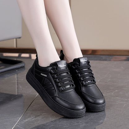 Damen Sneaker Sportlich Dicksohle Modisch