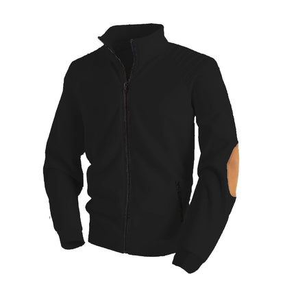 Herren Jacke Sportlich Mit Plissé Ärmeln Trendig
