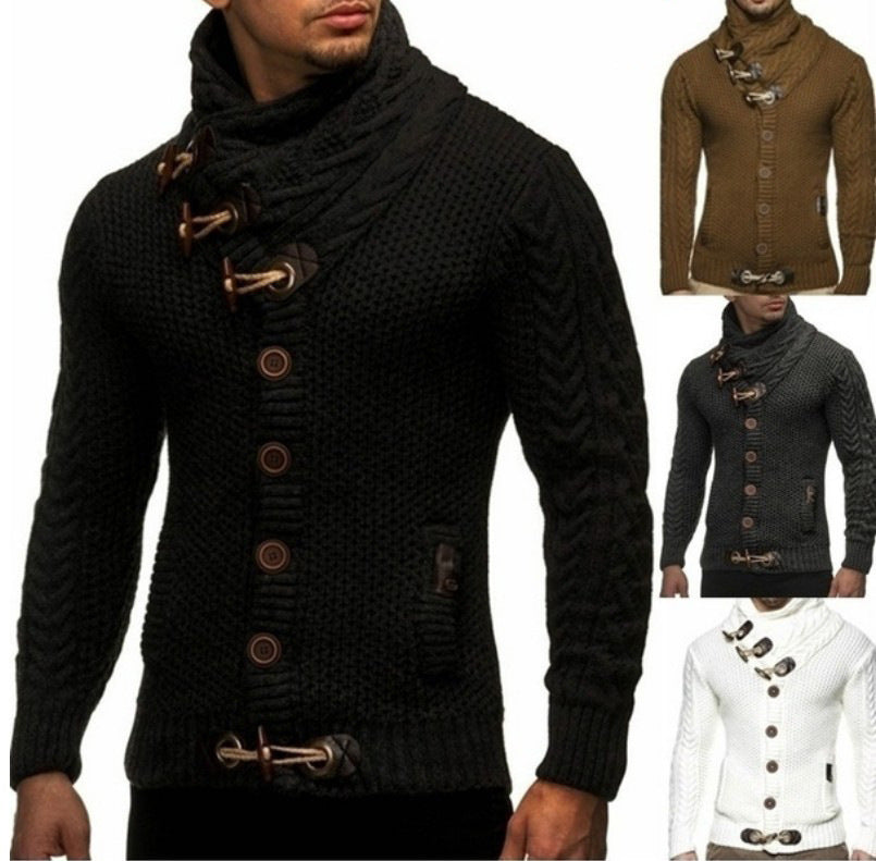 Herren Strickjacke Moderne Glamour Style - BerlinGlamour